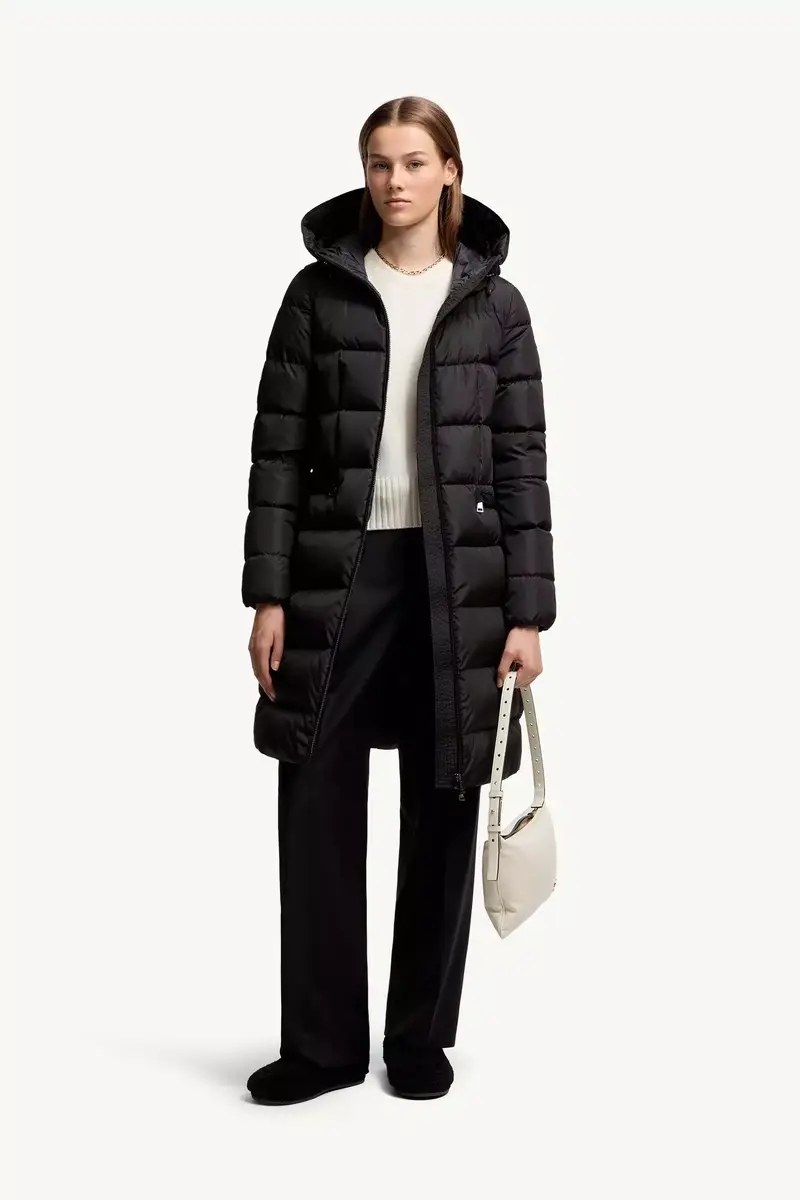 Moncler Avocette Hooded Long Down Jacket | Thumbnail 3 Moncler Avocette Hooded Long Down Jacket | Thumbnail 3