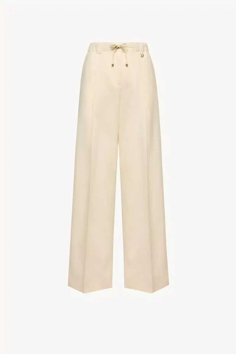 Moncler Wool Gabardine Tailored Pants | Thumbnail 2 Moncler Wool Gabardine Tailored Pants | Thumbnail 2
