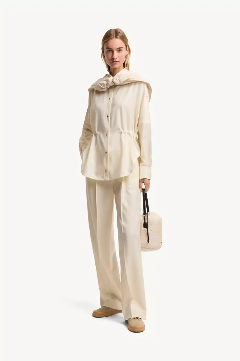 Moncler Wool Gabardine Tailored Pants | Thumbnail 3 Moncler Wool Gabardine Tailored Pants | Thumbnail 3