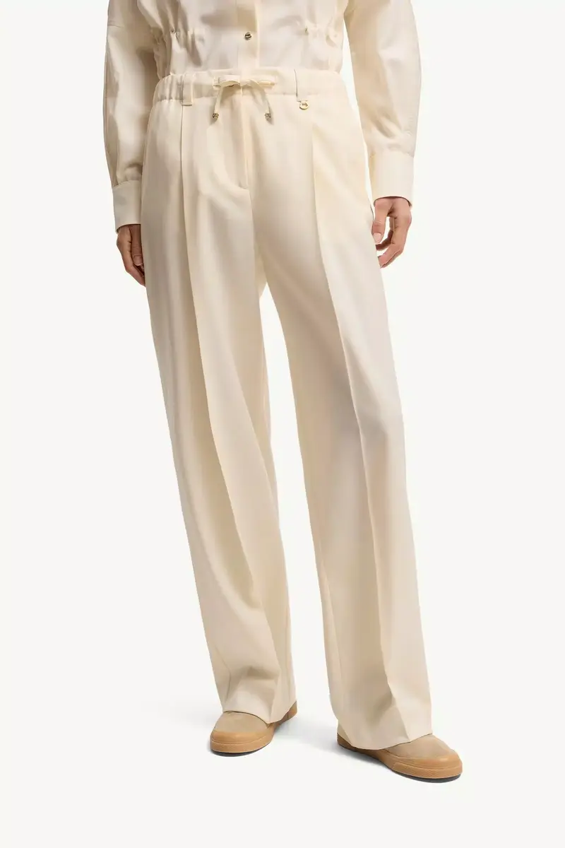 Moncler Wool Gabardine Tailored Pants | Thumbnail 5 Moncler Wool Gabardine Tailored Pants | Thumbnail 5