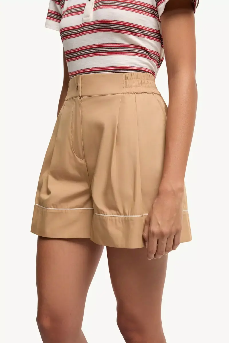 Moncler Tailored Cotton Blend Shorts | Thumbnail 4 Moncler Tailored Cotton Blend Shorts | Thumbnail 4