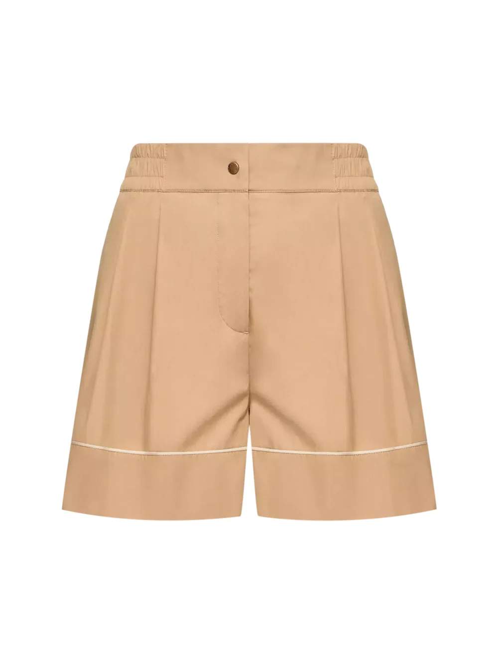 Tailored Cotton Blend Shorts