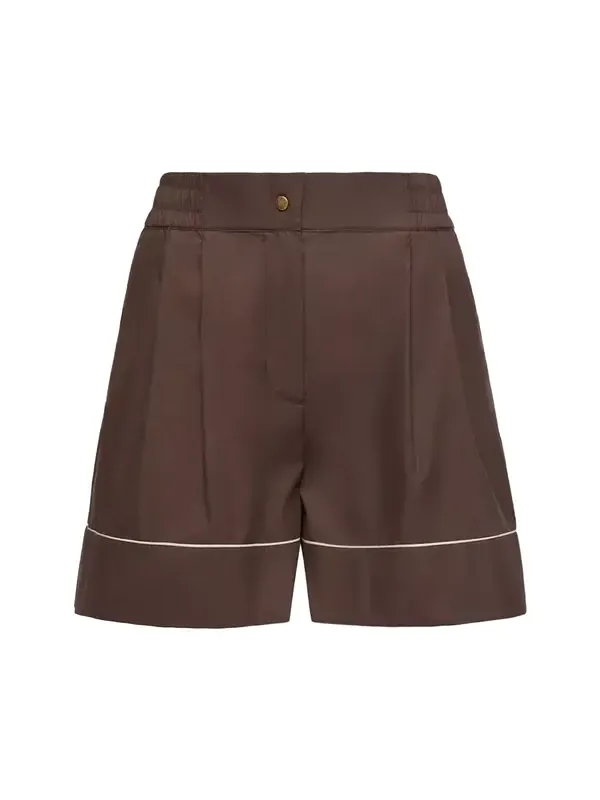 Tailored Cotton Blend Shorts Tailored Cotton Blend Shorts