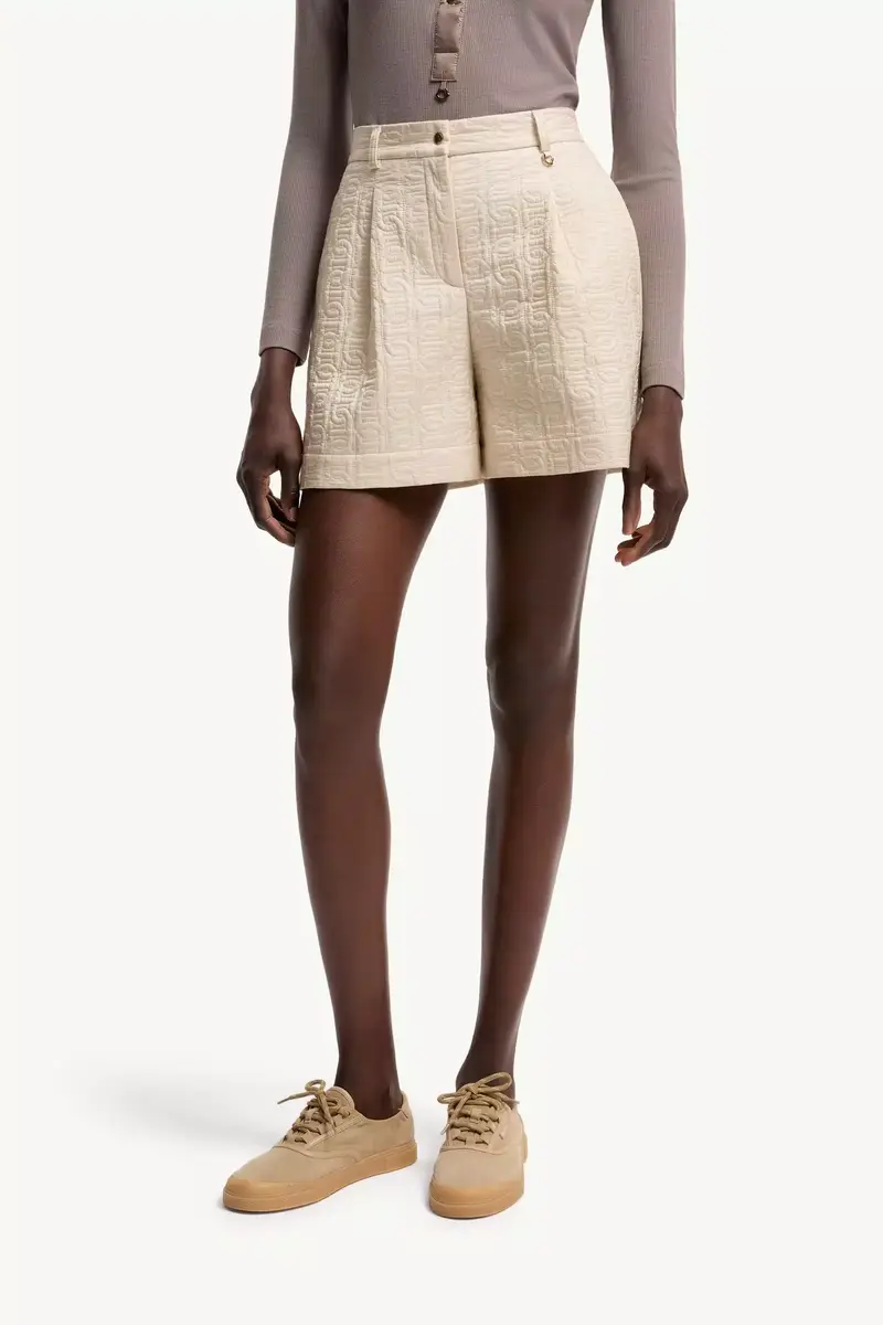 Moncler Leather Logo Shorts | Thumbnail 5