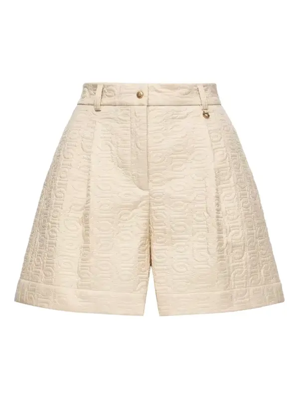 Leather Logo Shorts Leather Logo Shorts