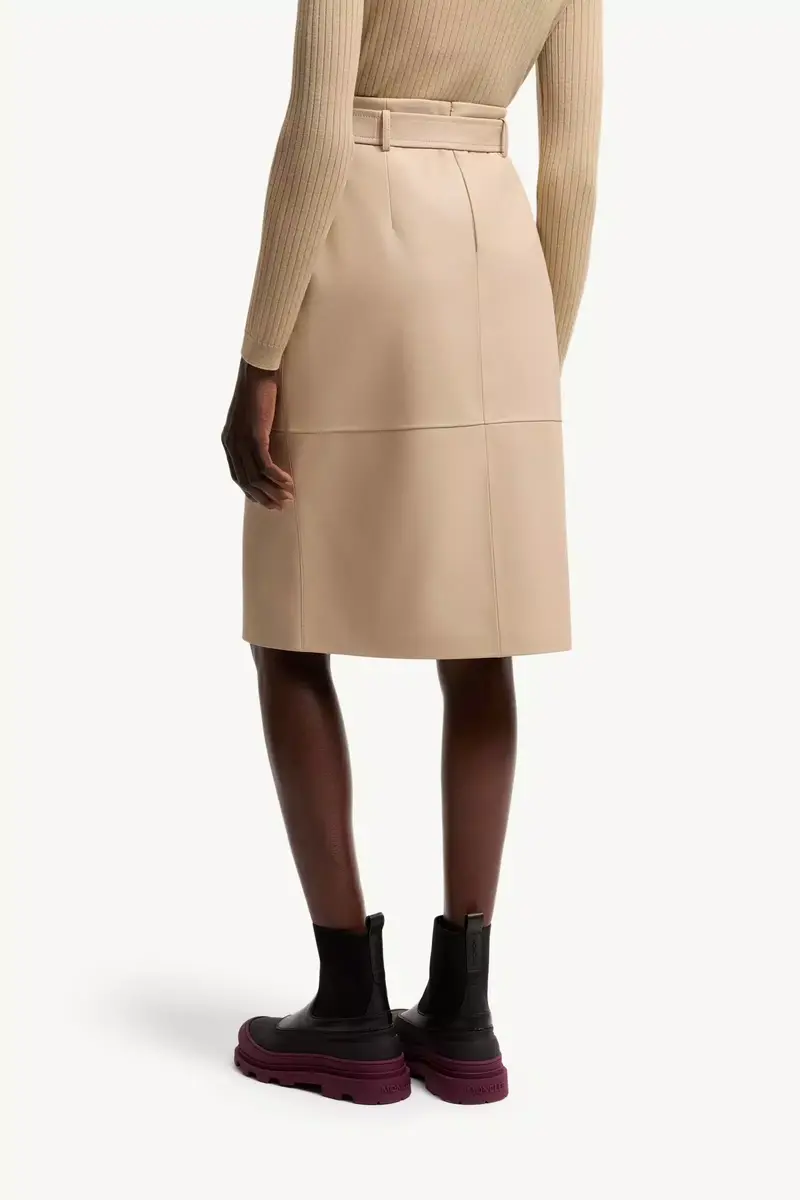 Moncler Knee-length Leather Skirt | Thumbnail 6 Moncler Knee-length Leather Skirt | Thumbnail 6