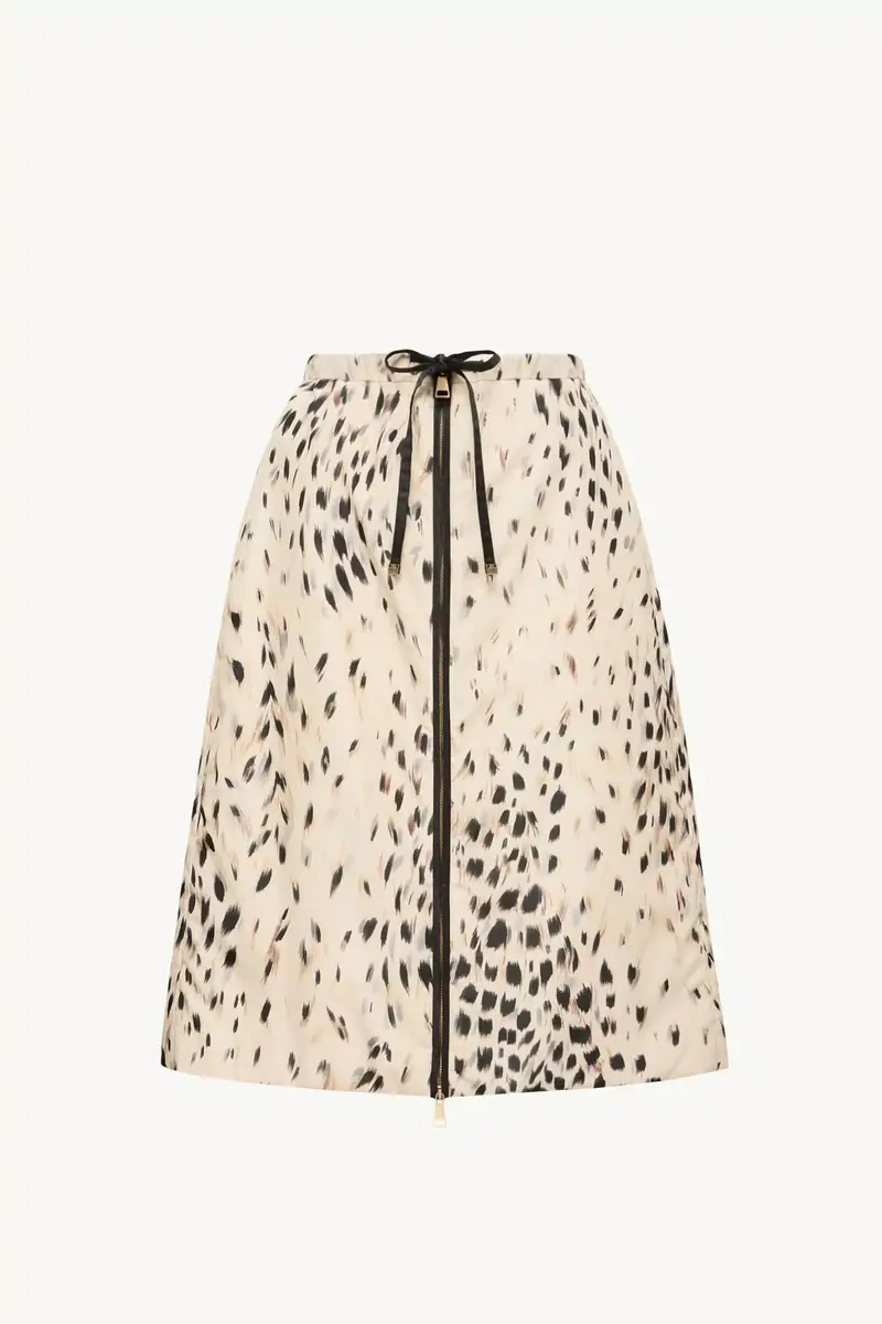 Moncler Animalier Print Padded Knee-length Skirt | Thumbnail 2