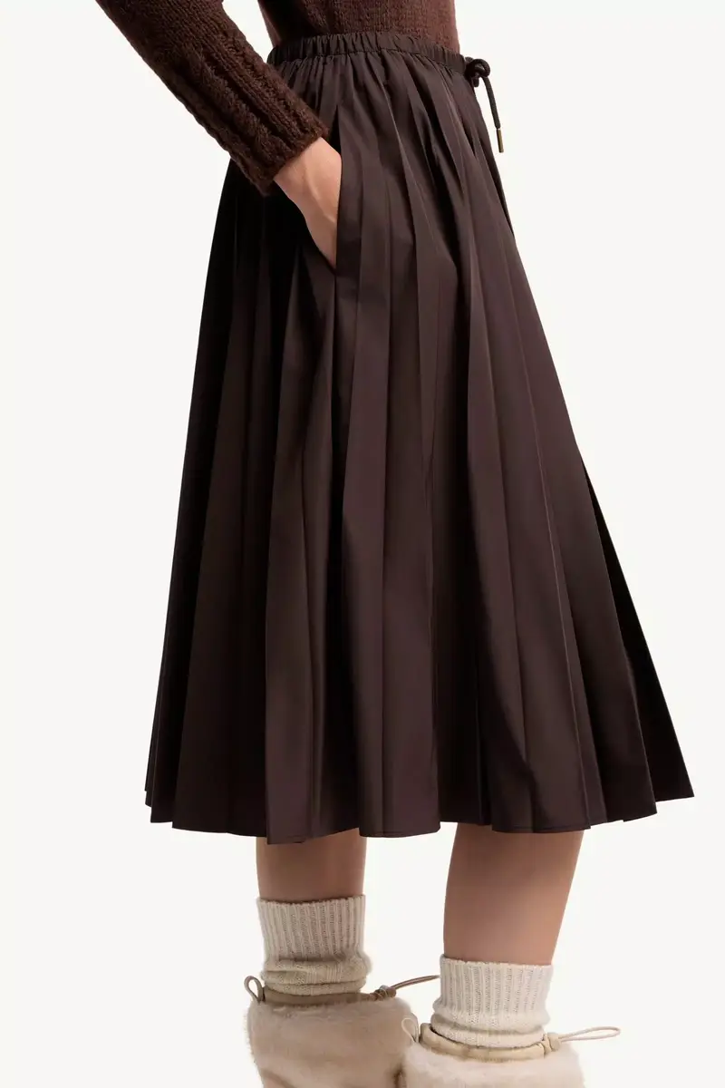 Moncler Pleated Midi Skirt | Thumbnail 7 Moncler Pleated Midi Skirt | Thumbnail 7