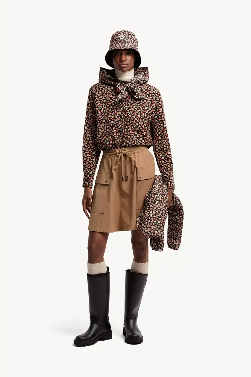 Moncler Floral Corduroy Shirt Jacket | Thumbnail 3 Moncler Floral Corduroy Shirt Jacket | Thumbnail 3
