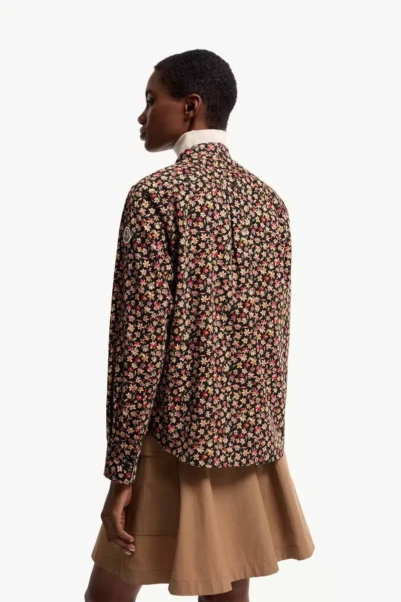 Moncler Floral Corduroy Shirt Jacket | Thumbnail 6 Moncler Floral Corduroy Shirt Jacket | Thumbnail 6