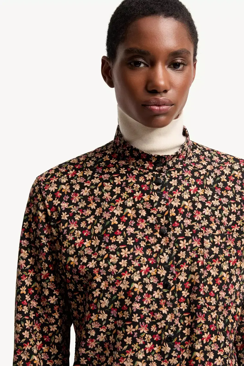 Moncler Floral Corduroy Shirt Jacket | Thumbnail 7 Moncler Floral Corduroy Shirt Jacket | Thumbnail 7