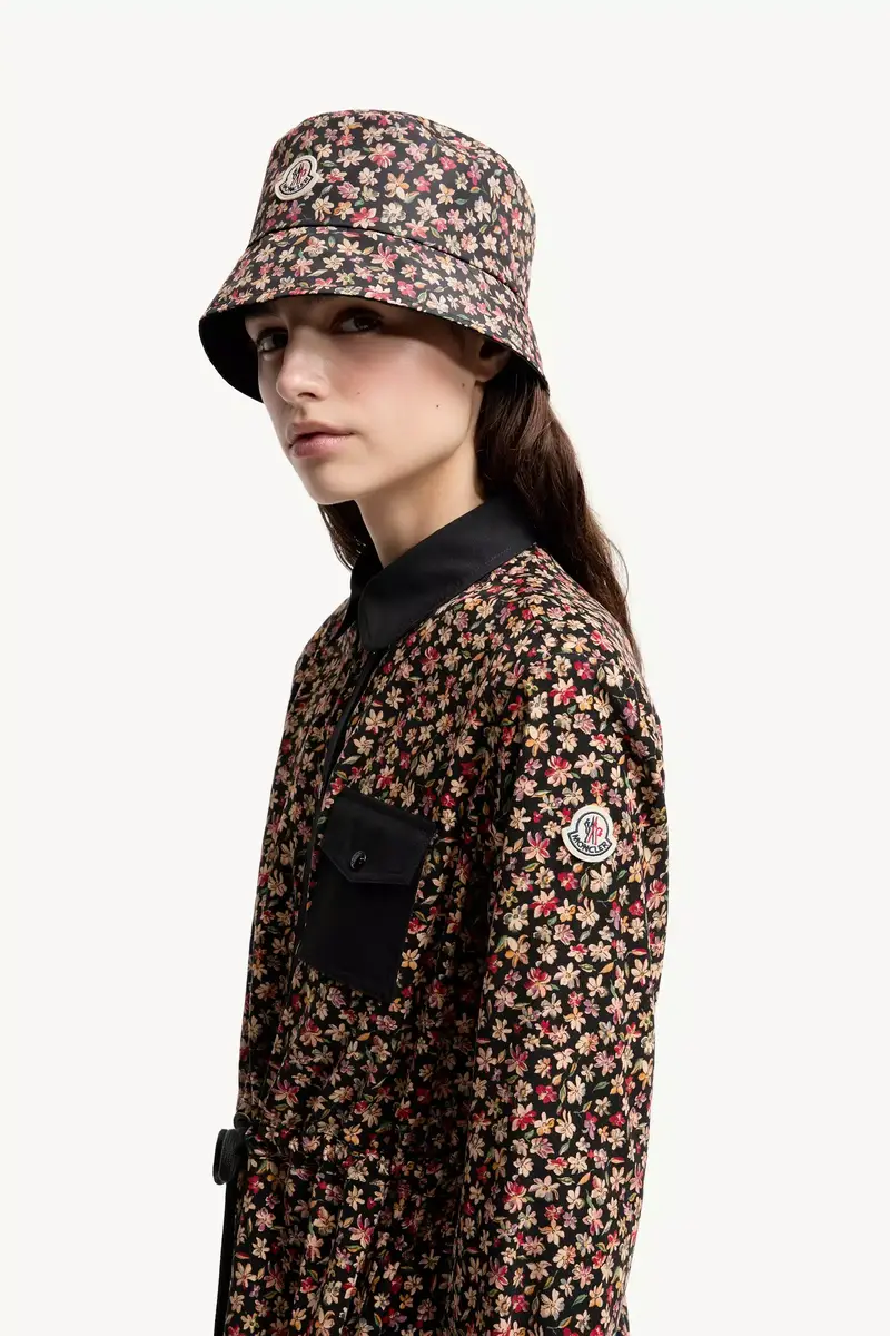 Moncler Floral Corduroy Dress | Thumbnail 4 Moncler Floral Corduroy Dress | Thumbnail 4