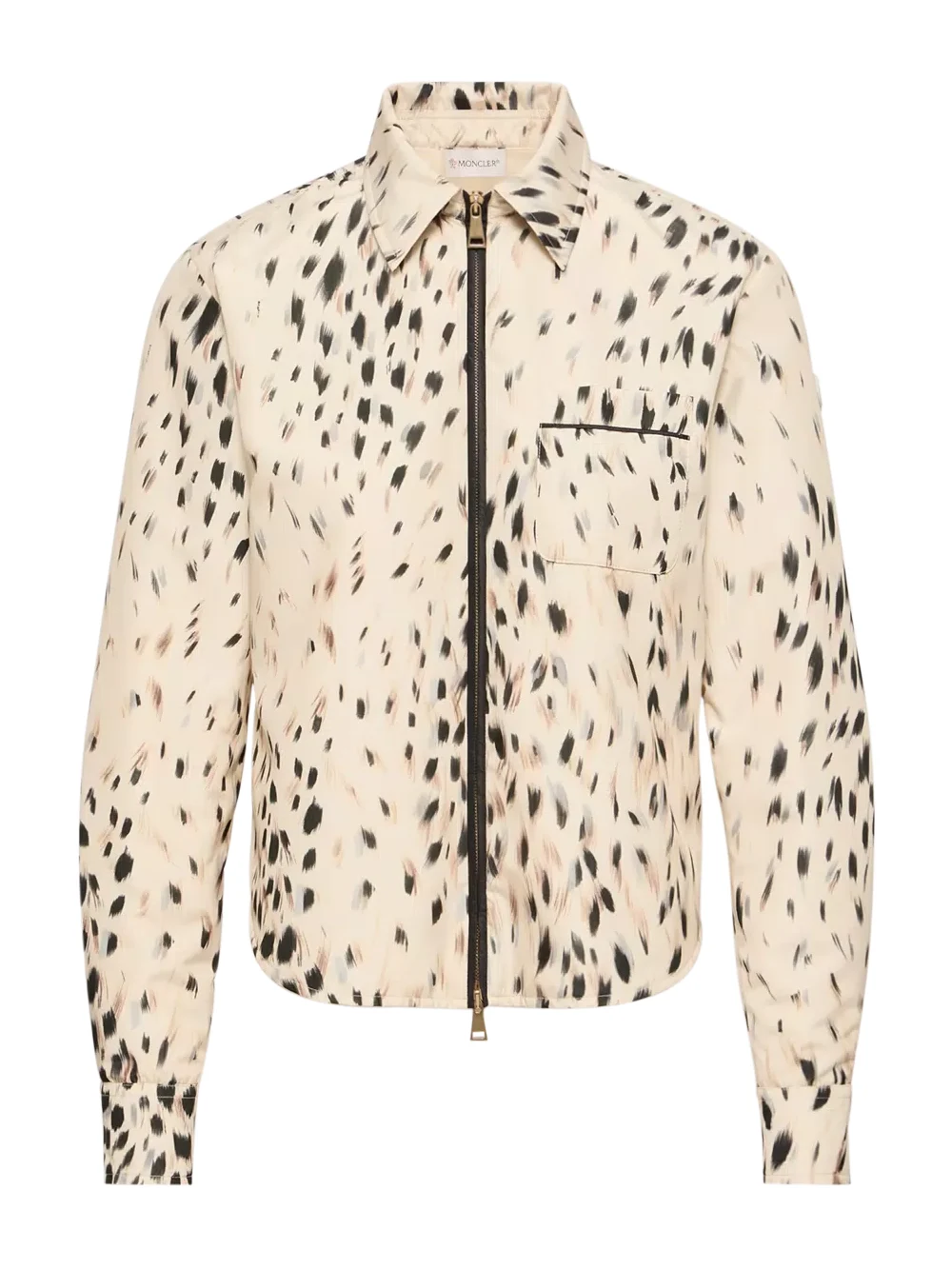 Animalier Print Zip-up Shirt Animalier Print Zip-up Shirt