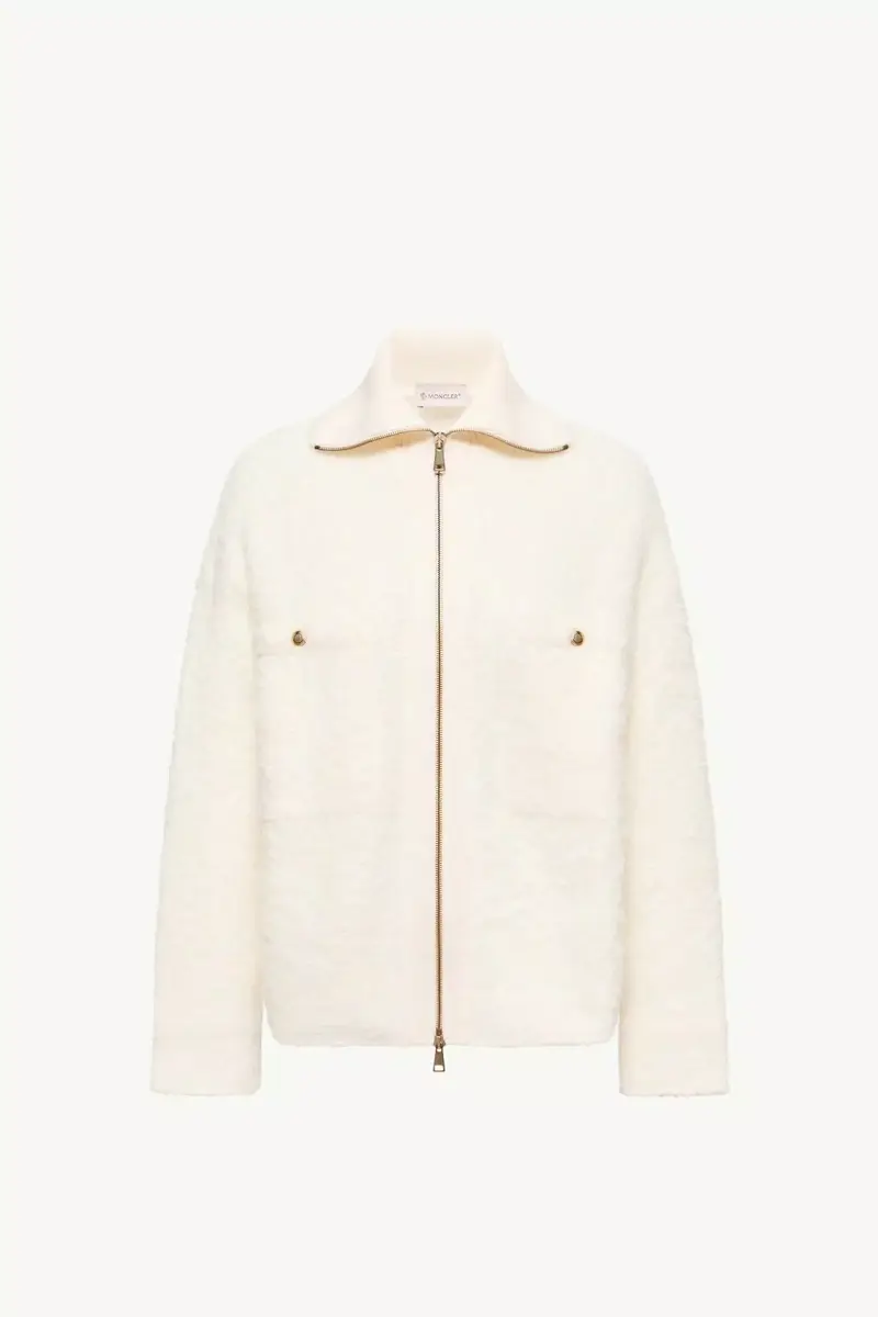 Moncler Tweed Zip-up Shirt Jacket | Thumbnail 2 Moncler Tweed Zip-up Shirt Jacket | Thumbnail 2