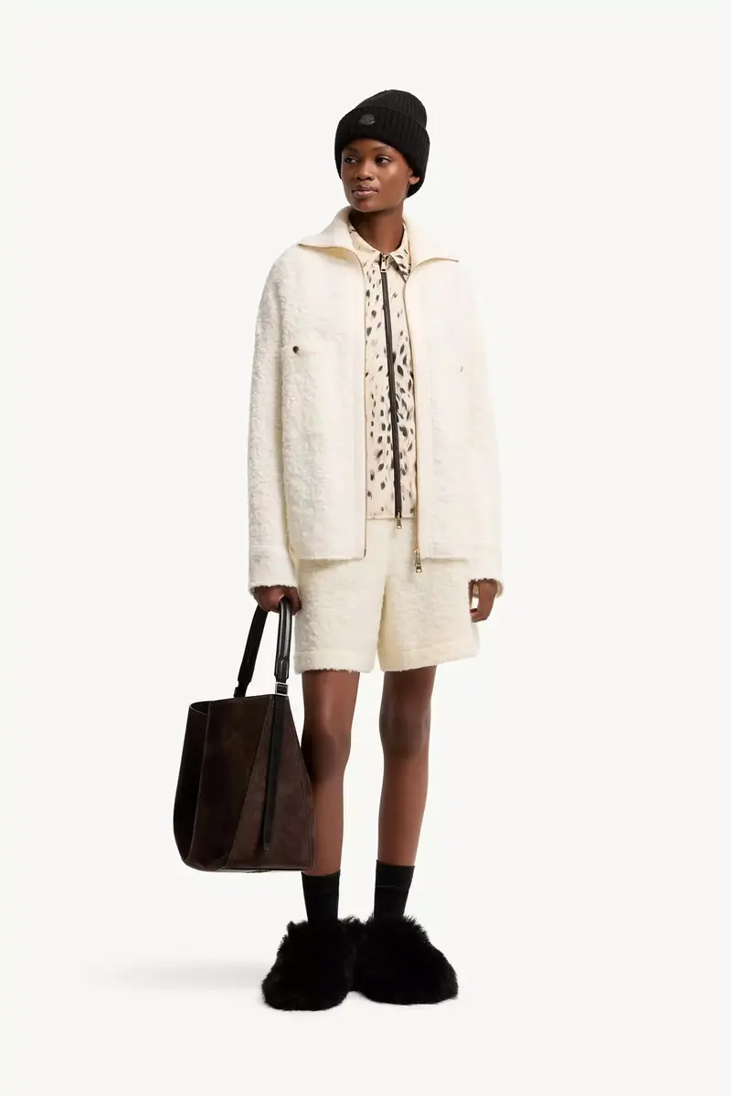 Moncler Tweed Zip-up Shirt Jacket | Thumbnail 3 Moncler Tweed Zip-up Shirt Jacket | Thumbnail 3