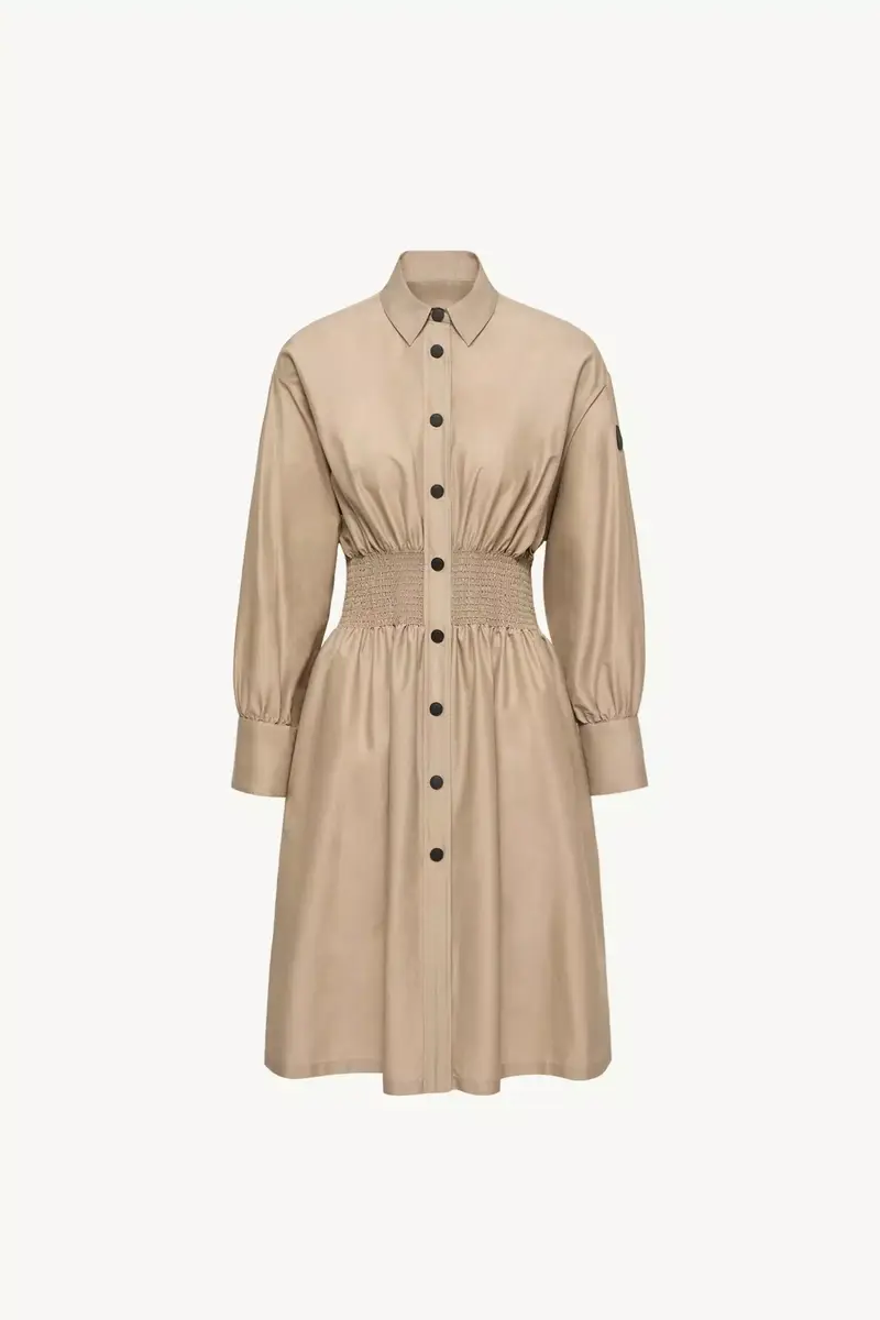 Moncler Cotton Nylon Shirt Dress | Thumbnail 2 Moncler Cotton Nylon Shirt Dress | Thumbnail 2
