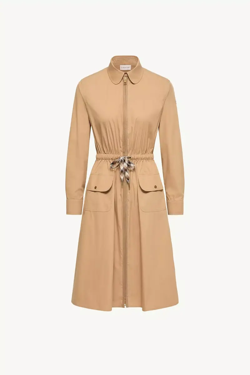 Moncler Cotton Blend Knee-length Dress | Thumbnail 2 Moncler Cotton Blend Knee-length Dress | Thumbnail 2