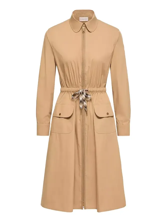 Cotton Blend Knee-length Dress Cotton Blend Knee-length Dress