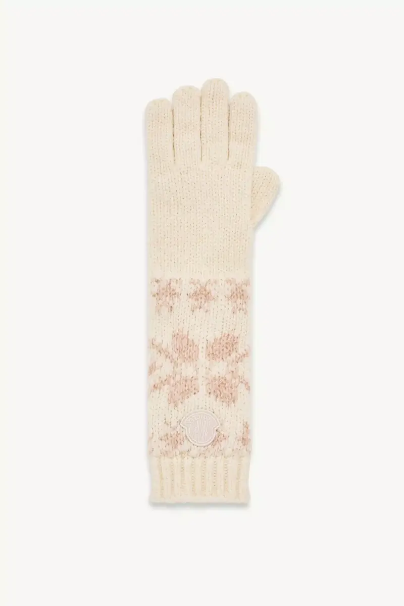Moncler Jacquard Knit Gloves | Thumbnail 2
