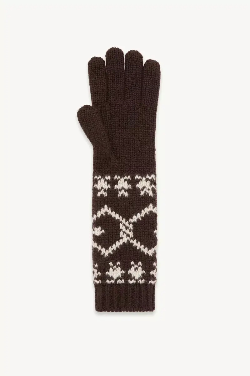Moncler Jacquard Knit Gloves | Thumbnail 4 Moncler Jacquard Knit Gloves | Thumbnail 4