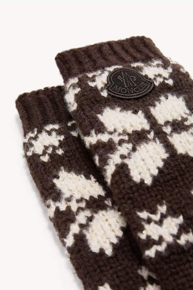 Moncler Jacquard Knit Gloves | Thumbnail 5 Moncler Jacquard Knit Gloves | Thumbnail 5