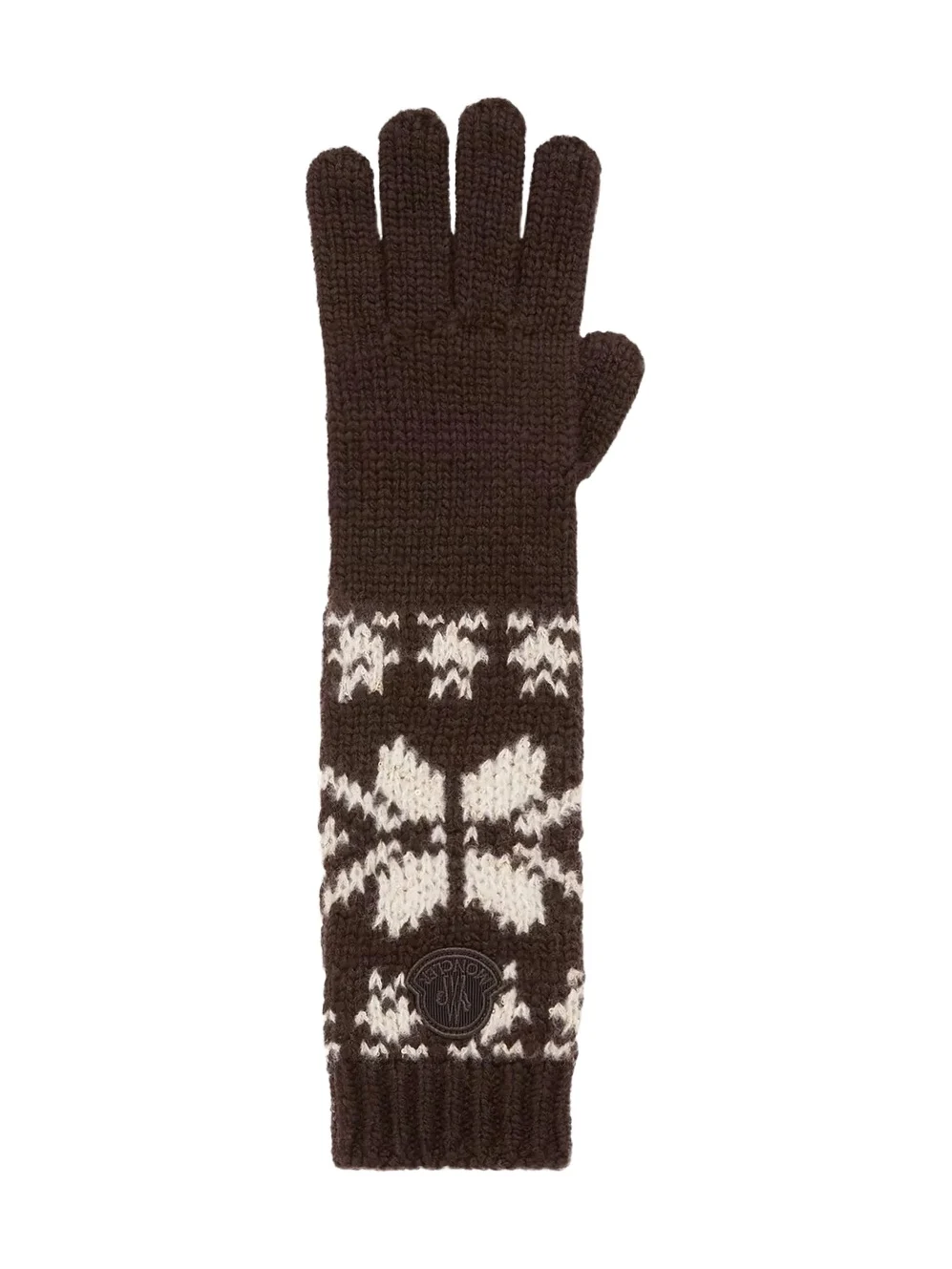 Moncler Jacquard Knit Gloves