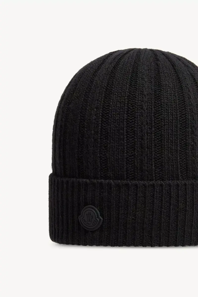 Moncler Rib-knit Wool Beanie | Thumbnail 4 Moncler Rib-knit Wool Beanie | Thumbnail 4
