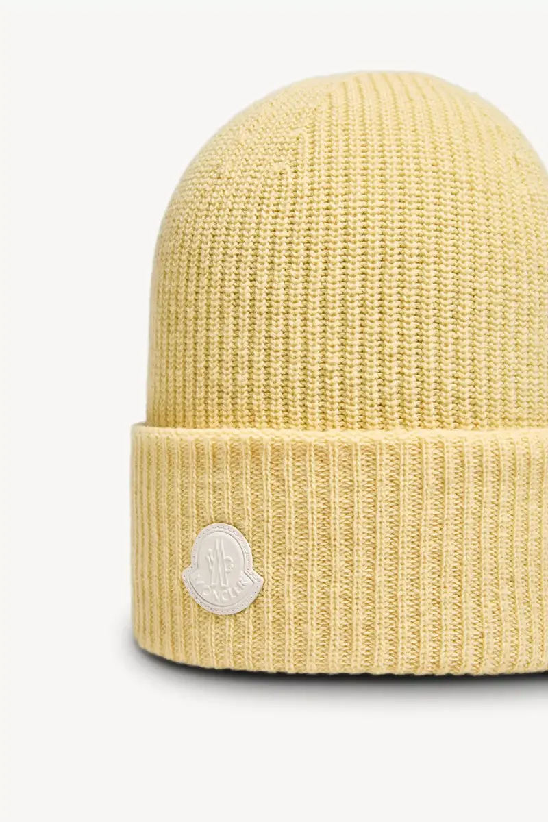 Moncler Wool & Cashmere Blend Beanie | Thumbnail 4 Moncler Wool & Cashmere Blend Beanie | Thumbnail 4