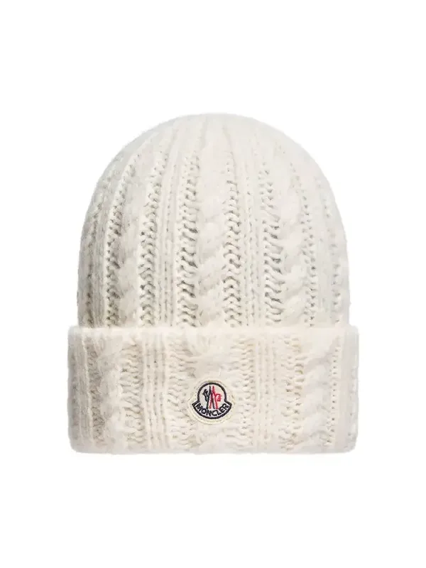 Cable Knit Wool Blend Beanie Cable Knit Wool Blend Beanie