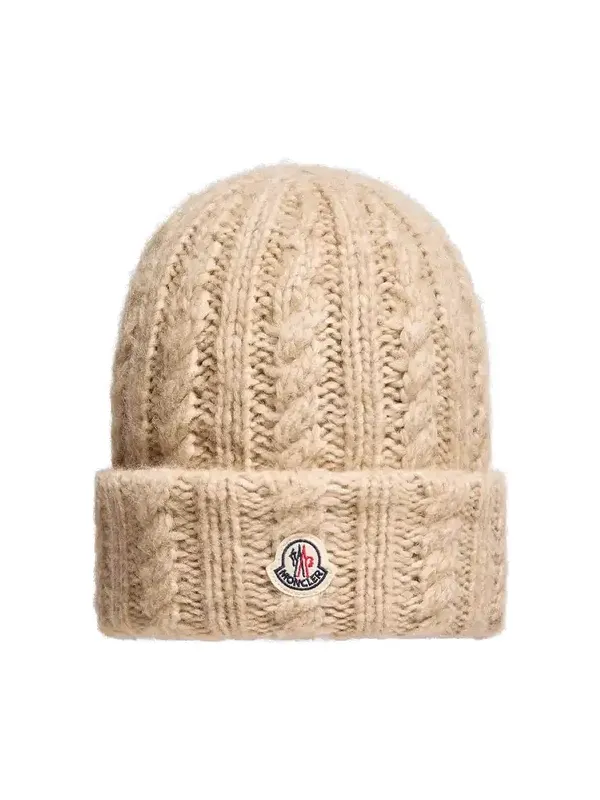 Cable Knit Wool Blend Beanie Cable Knit Wool Blend Beanie