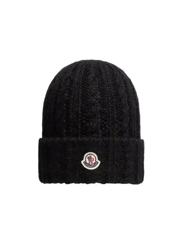 Cable Knit Wool Blend Beanie