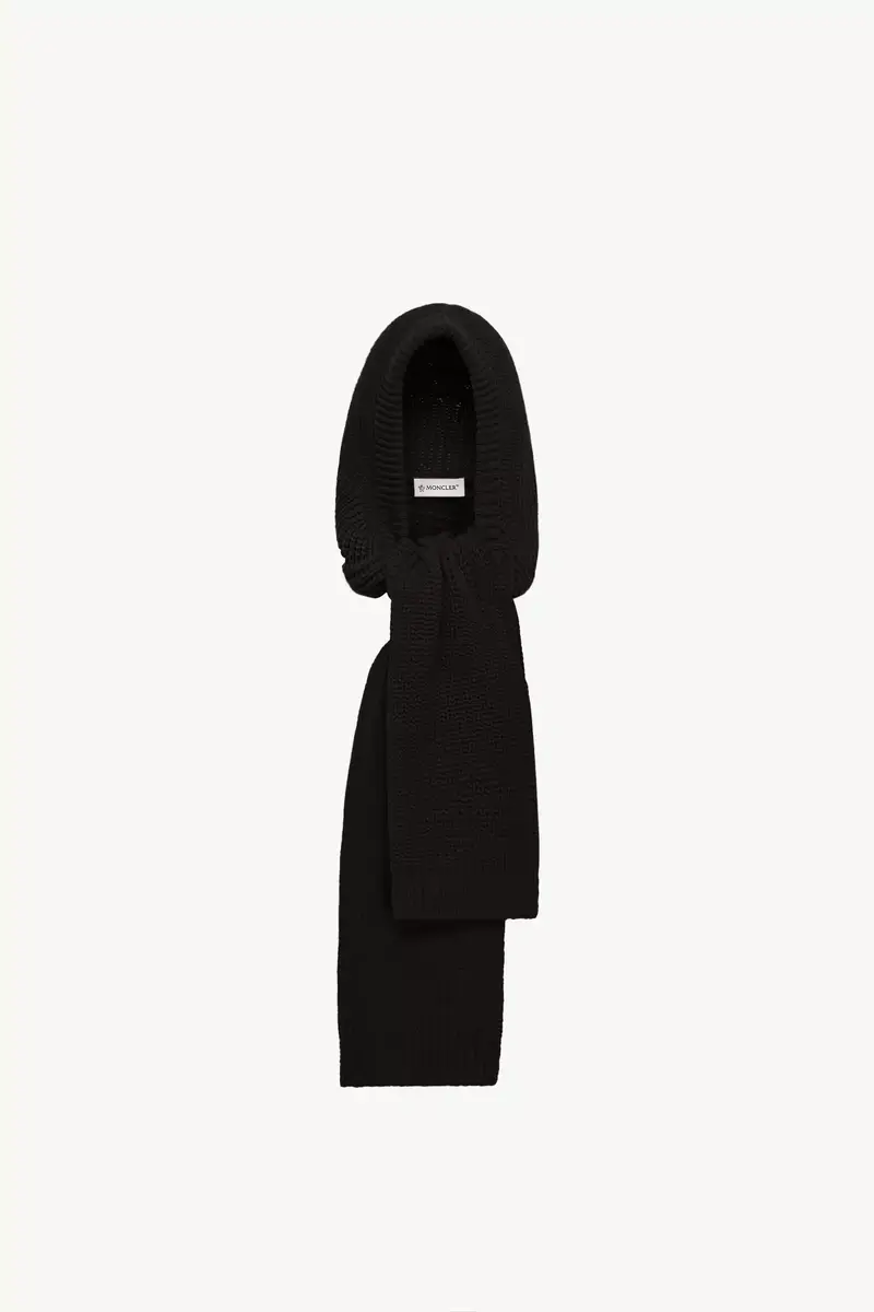 Moncler Wool & Cashmere Blend Hooded Scarf | Thumbnail 2 Moncler Wool & Cashmere Blend Hooded Scarf | Thumbnail 2