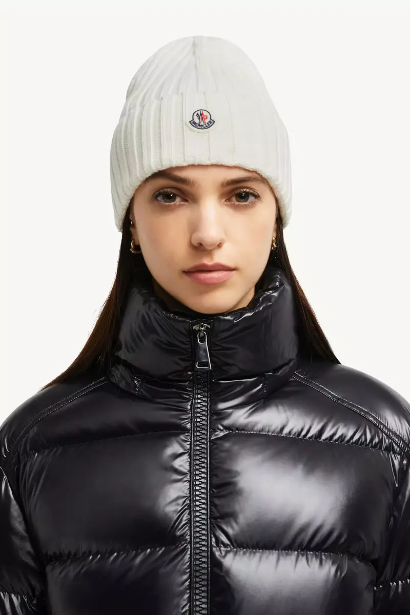 Moncler Logo Wool Beanie | Thumbnail 3