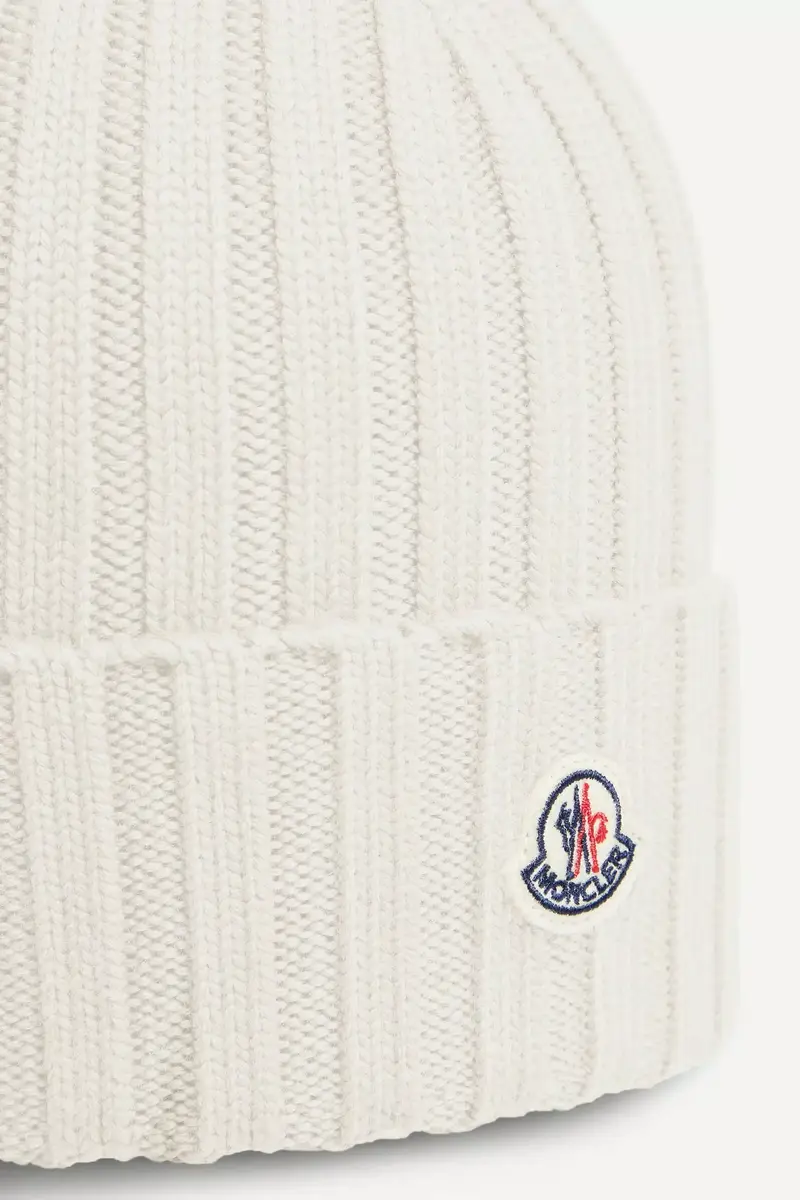 Moncler Logo Wool Beanie | Thumbnail 4