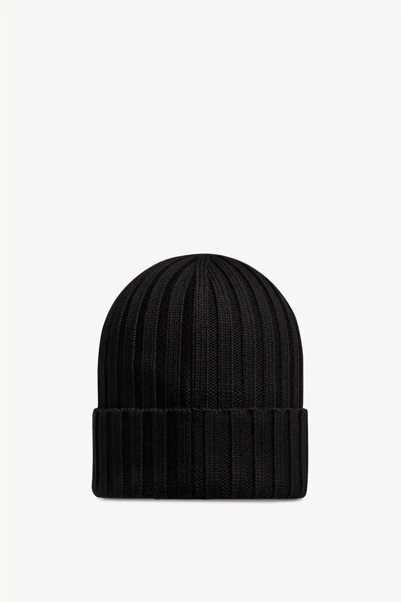 Moncler Logo Wool Beanie | Thumbnail 5 Moncler Logo Wool Beanie | Thumbnail 5