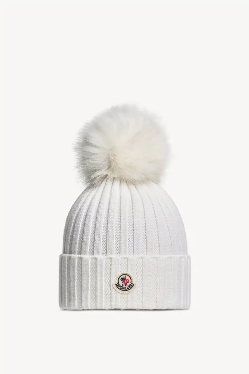 Moncler Wool Beanie With Pom Pom | Thumbnail 2