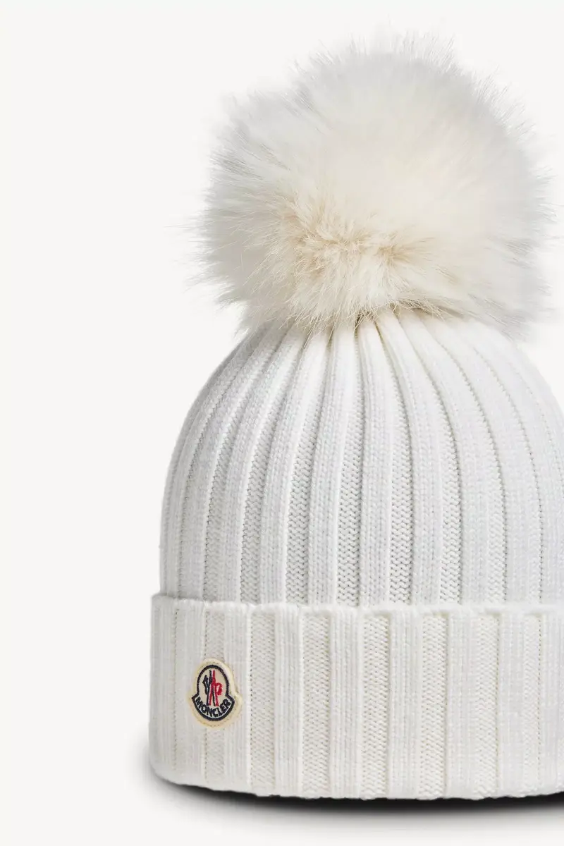 Moncler Wool Beanie With Pom Pom | Thumbnail 4