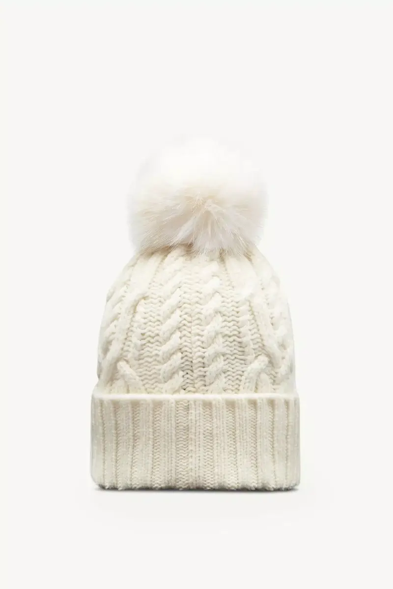 Moncler Wool & Cashmere Blend Beanie With Pom Pom | Thumbnail 5