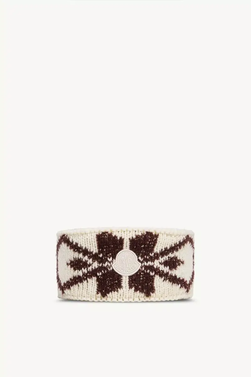 Moncler Jacquard Knit Headband | Thumbnail 2