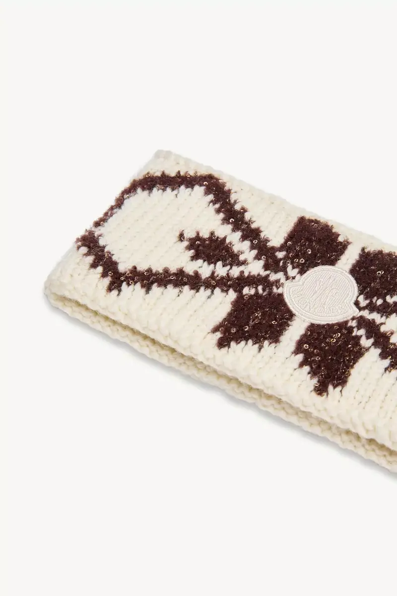 Moncler Jacquard Knit Headband | Thumbnail 4