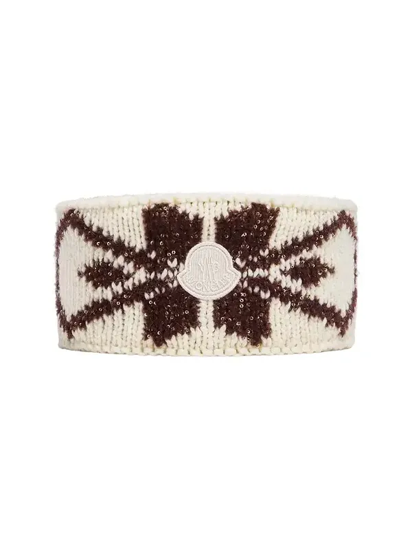 Moncler Jacquard Knit Headband