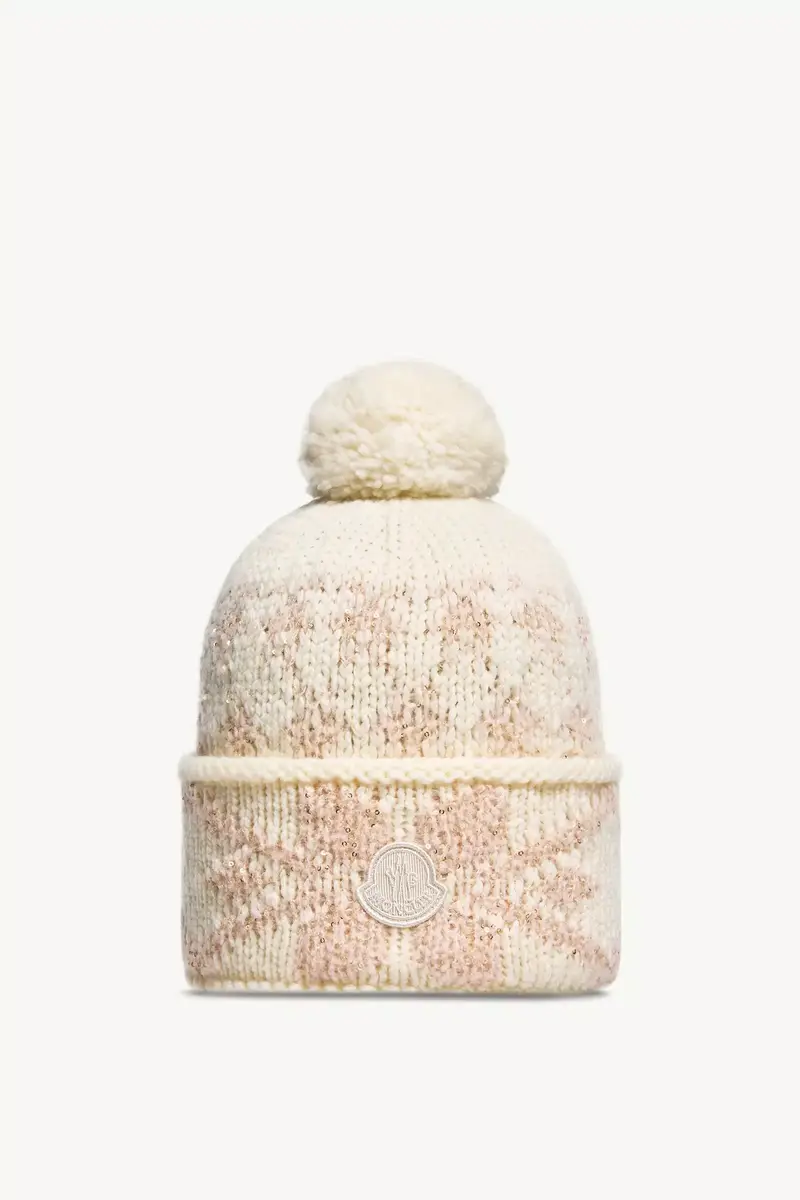Moncler Jacquard Knit Beanie | Thumbnail 2 Moncler Jacquard Knit Beanie | Thumbnail 2