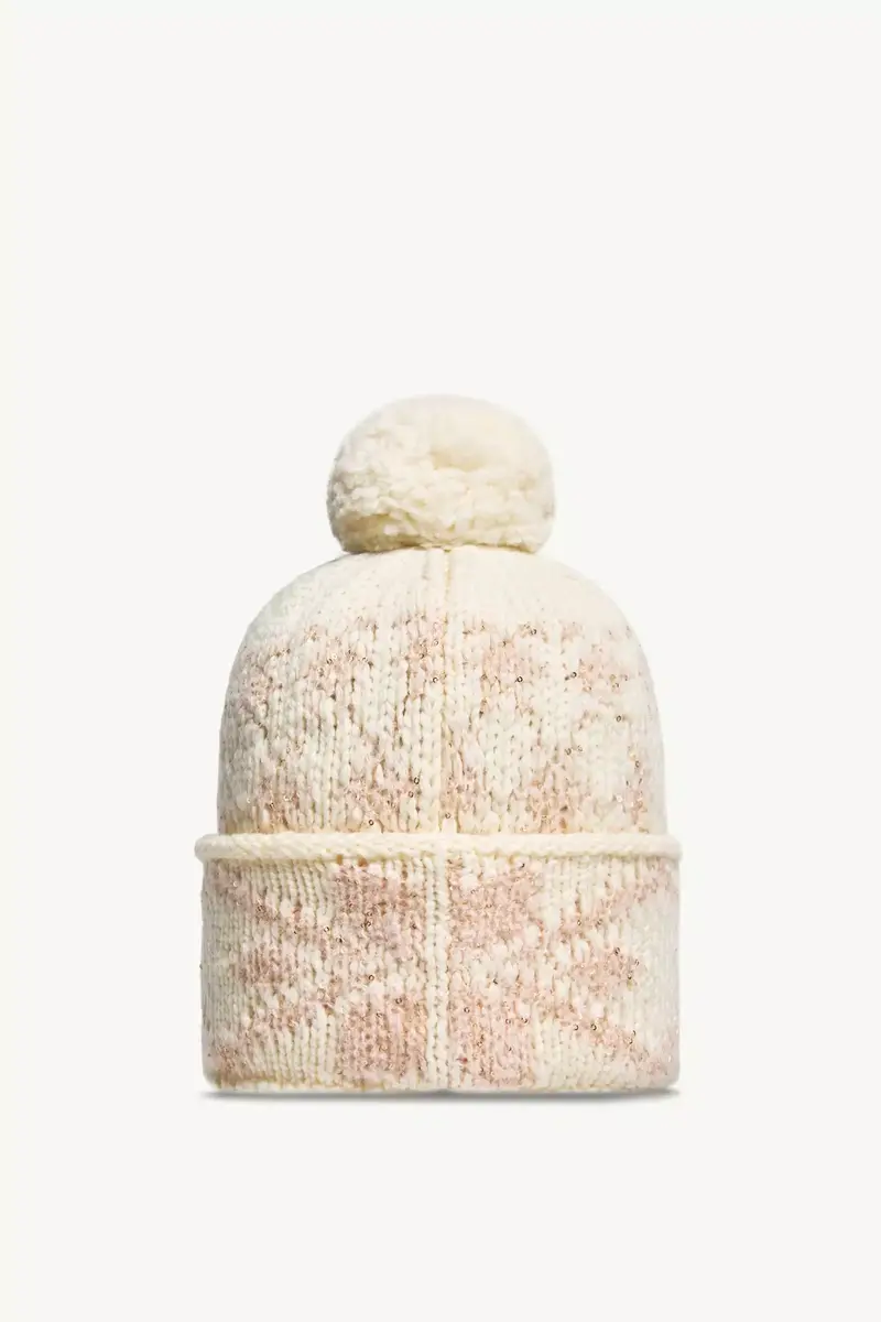 Moncler Jacquard Knit Beanie | Thumbnail 5 Moncler Jacquard Knit Beanie | Thumbnail 5