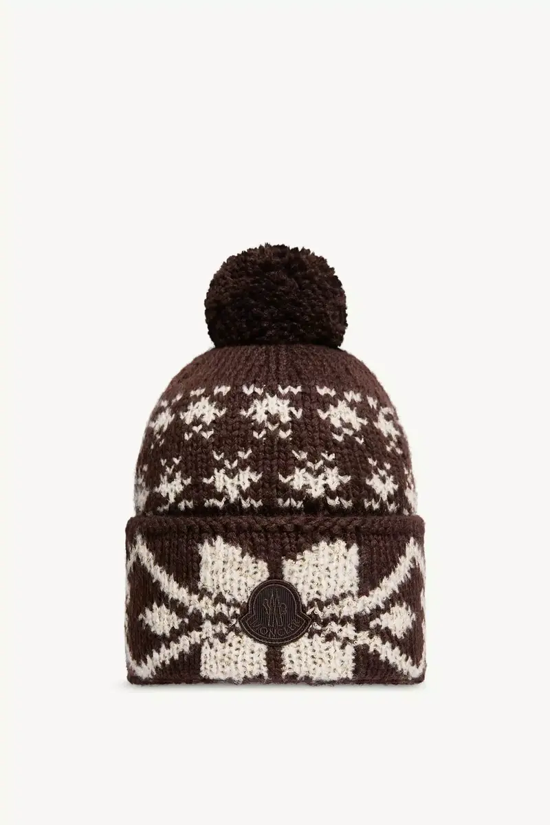Moncler Jacquard Knit Beanie | Thumbnail 2 Moncler Jacquard Knit Beanie | Thumbnail 2
