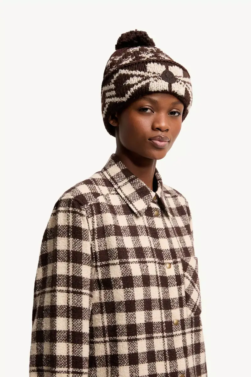 Moncler Jacquard Knit Beanie | Thumbnail 3 Moncler Jacquard Knit Beanie | Thumbnail 3