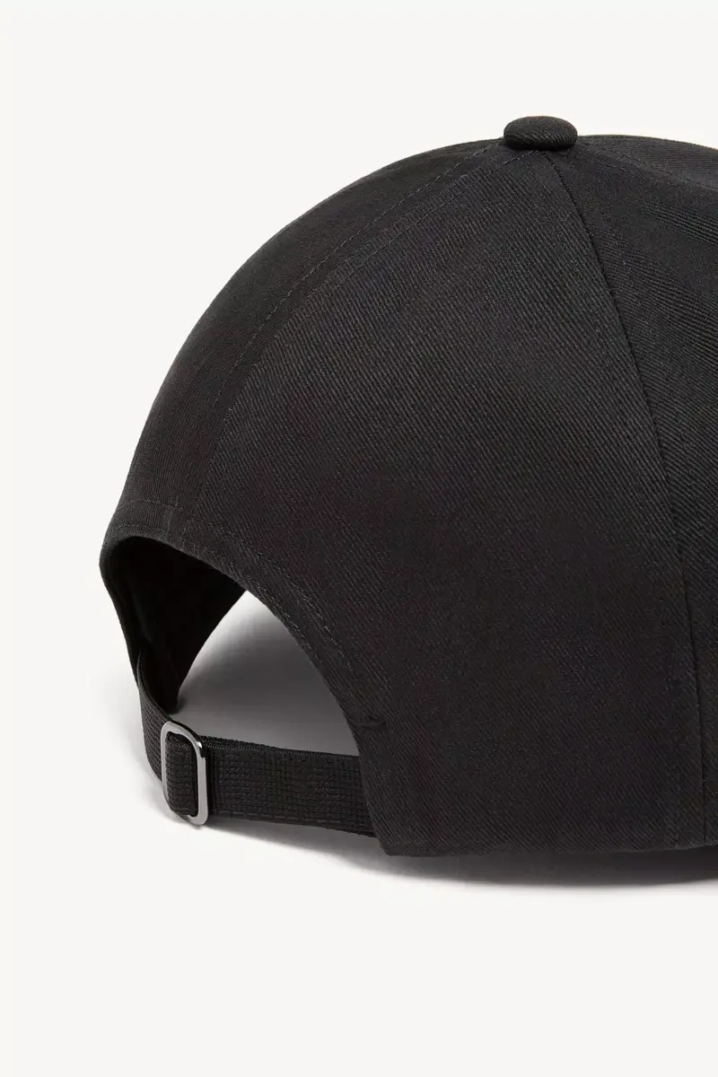 Moncler Silicone Logo Cotton Baseball Cap | Thumbnail 5 Moncler Silicone Logo Cotton Baseball Cap | Thumbnail 5