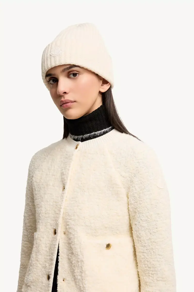 Moncler Wool & Cashmere Blend Beanie | Thumbnail 3