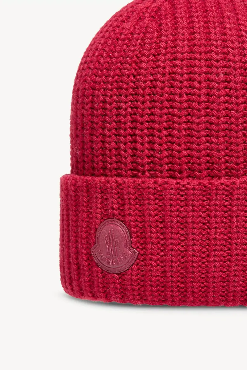 Moncler Wool & Cashmere Blend Beanie | Thumbnail 4 Moncler Wool & Cashmere Blend Beanie | Thumbnail 4