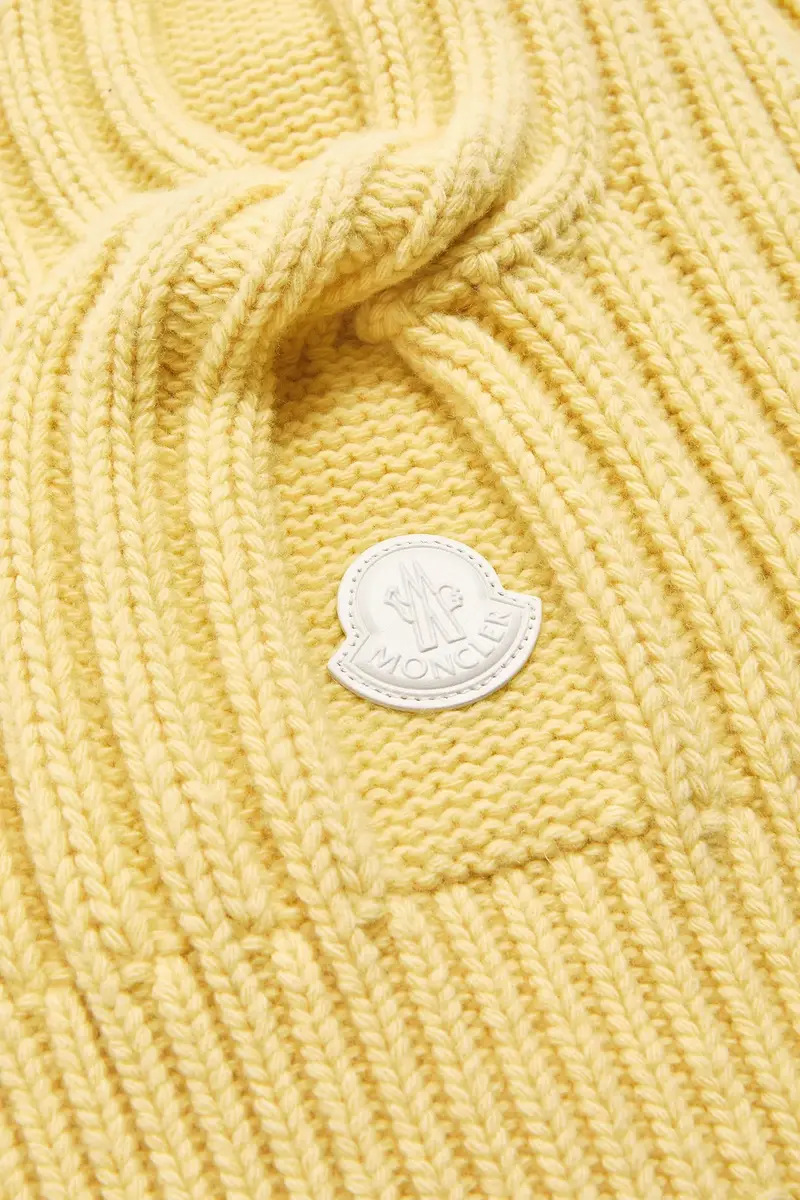 Moncler Chain Knit Wool & Cashmere Scarf | Thumbnail 5 Moncler Chain Knit Wool & Cashmere Scarf | Thumbnail 5