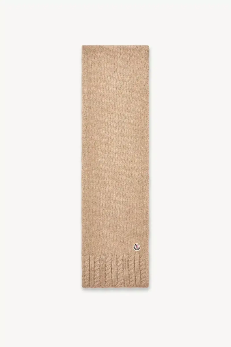 Moncler Alpaca Blend Knit Scarf | Thumbnail 2 Moncler Alpaca Blend Knit Scarf | Thumbnail 2